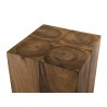 Table d'appoint carrée SAM en bois Suar 38x38cm
