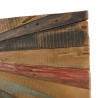 Décoration murale rectangulaire SAM 100x40cm bois Teck recyclé