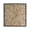 SAM - Square Wall Decoration 60x60cm Natural Teak Wood Branches