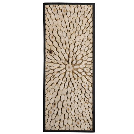 Décoration murale SAM branches bois Teck 100x40cm
