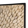 SAM - Square Wall Decoration 100x100cm Natural Teak Wood Branches