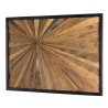 SAM - Rectangular Wall Decoration in Natural Recycled Teak
