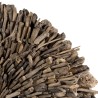 SAM - Round Wall Decoration 120x120cm Driftwood