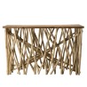 Console SAM bois teck naturel 120x35cm