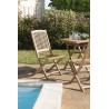 FUN - Set of 2 Lombock Teak Garden Chairs