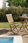 FUN - Set of 2 Java Teak Garden Chairs | Premium Solid Teak Furniture