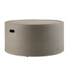 HECTOR Round Garden Coffee Table 80x80 cm Concrete - Buy Now