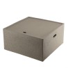 HECTOR Square Concrete Garden Coffee Table 68x68 cm - Protect from Frost