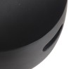 Table d'appoint de jardin ronde HECTOR en béton noir 43x43 cm