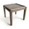 HECTOR Square Concrete Garden Side Table 53x53 cm