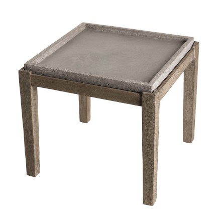 HECTOR Square Concrete Garden Side Table 53x53 cm