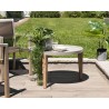 Table basse de jardin ronde béton HECTOR 81x81 cm