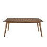 Table de jardin VICTOIRE - Bois Acacia extensible 180/240x100x75 cm
