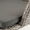 VICTOIRE Grey Synthetic Rattan Garden Chair - Stylish and Durable