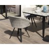 Chaise de jardin VICTOIRE en rotin synthétique gris