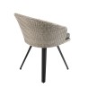VICTOIRE Grey Synthetic Rattan Garden Chair - Stylish and Durable