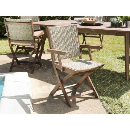 Ensemble de 2 fauteuils de jardin VICTOIRE