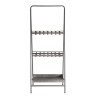 HELENA - Grey Zinc Triangular Shelf | 3 Tier Metal Structure