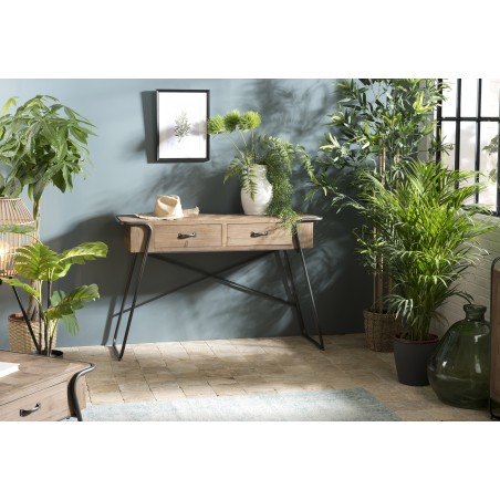 Console HELENA - Plateau Sapin Marqueté