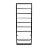 HELENA - 8-Level Black Metal Bottle Rack