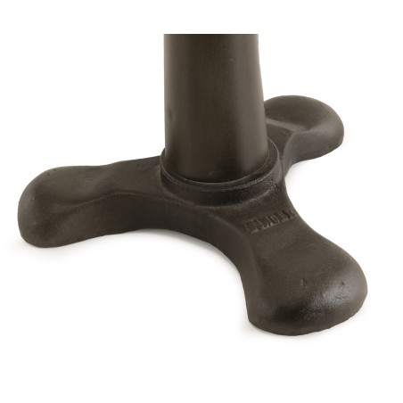 ROMAIN Industrial Stool - Recycled Acacia Seat - Adjustable Height