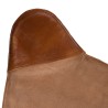 ROMAIN Butterfly Chair - Brown Canvas and Leather