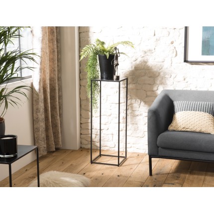 ROMAIN - Black Industrial Metal High Plant Stand