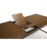 LARA Brown Extendable Rectangular Dining Table 200/240 cm - Mindi Wood