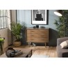 Commode LARA - Bois Mindi 4 tiroirs