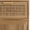 RODRIGO Natural-Colored Sideboard with 2 Drawers and 2 Doors