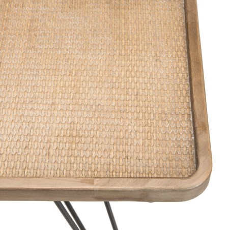 Console DORIA - Plateau cannage naturel