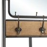 DORIA - Entryway Coat Rack with Mirror and 2 Shelves