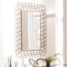 TOD - Rectangular Gold Metal Mirror