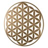 TOD - Round Metal Wall Decoration 95x95cm Golden Color