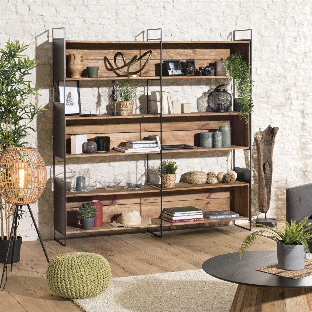 Étagère niche 3 niveaux DANDY en bois Pin recyclé Étagère niche 3 niveaux DANDY en bois Pin recyclé