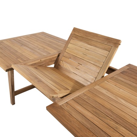 Salon de jardin en bois de teck 8/10 pers.