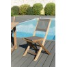 FUN Teak Wood Garden Furniture Set for 2 People - Premium Solid Teak