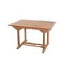 Ensemble de jardin en bois teck 4/6 pers - Table extensible et 4 chaises