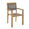 Salon de jardin en bois teck KIM - 6/8 pers.