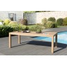 Salon de jardin en bois teck KIM 6/8 personnes