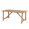 Ensemble de jardin en bois teck KIM - 6/8 pers - Table 180*90 cm