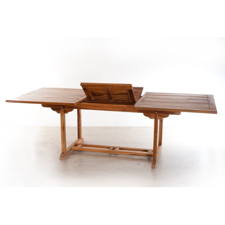 MAEVA Oiled Teak Wood Garden Furniture Set for 8/10 People