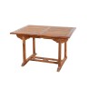 MAEVA Oiled Teak Wood Garden Furniture Set for 4/6 People