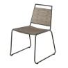 Salon de jardin EMILE en bois teck gris 6/8 pers