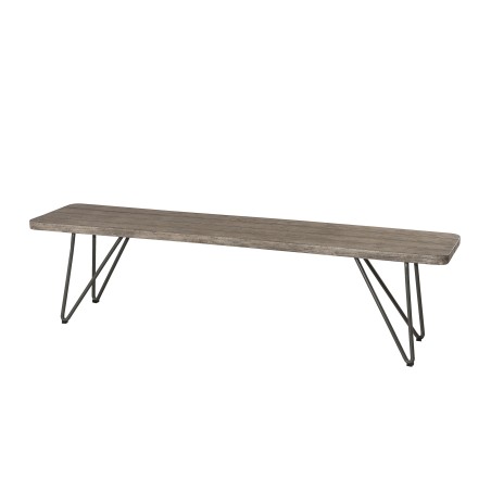 EMILE - Teak Wood Grey Garden Furniture 6/8 pers.