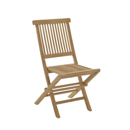 Ensemble de jardin en bois teck 2 personnes