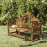 Banc de jardin teck huilé Sumatra - MAEVA