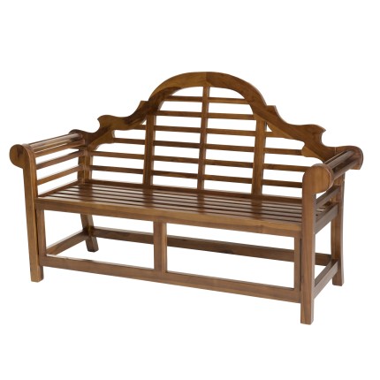 Banc de jardin teck huilé Sumatra - MAEVA