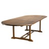 MAEVA Garden Table - Oval Double Extension 200/300 x 120 cm Teak Wood