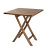 MAEVA Garden Table for 2 People - Teak Wood - 70 x 70 cm